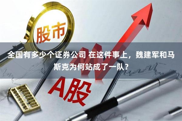 全国有多少个证券公司 在这件事上，魏建军和马斯克为何站成了一队？