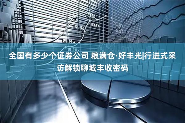 全国有多少个证券公司 粮满仓·好丰光|行进式采访解锁聊城丰收密码